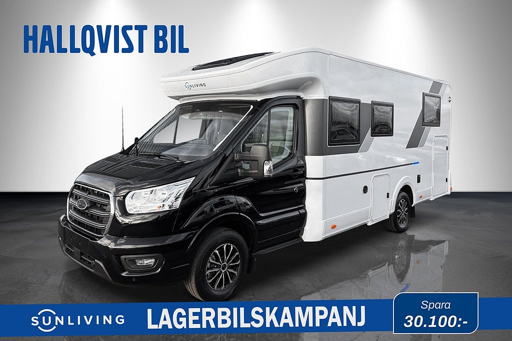 Sun Living S75SL Automat Långbädd Adaptiv Farthållare LAGERBIL