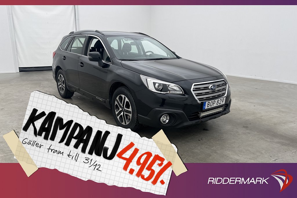 Subaru Outback 2.0 4WD 150hk Kamera Fart 4,95% Ränta