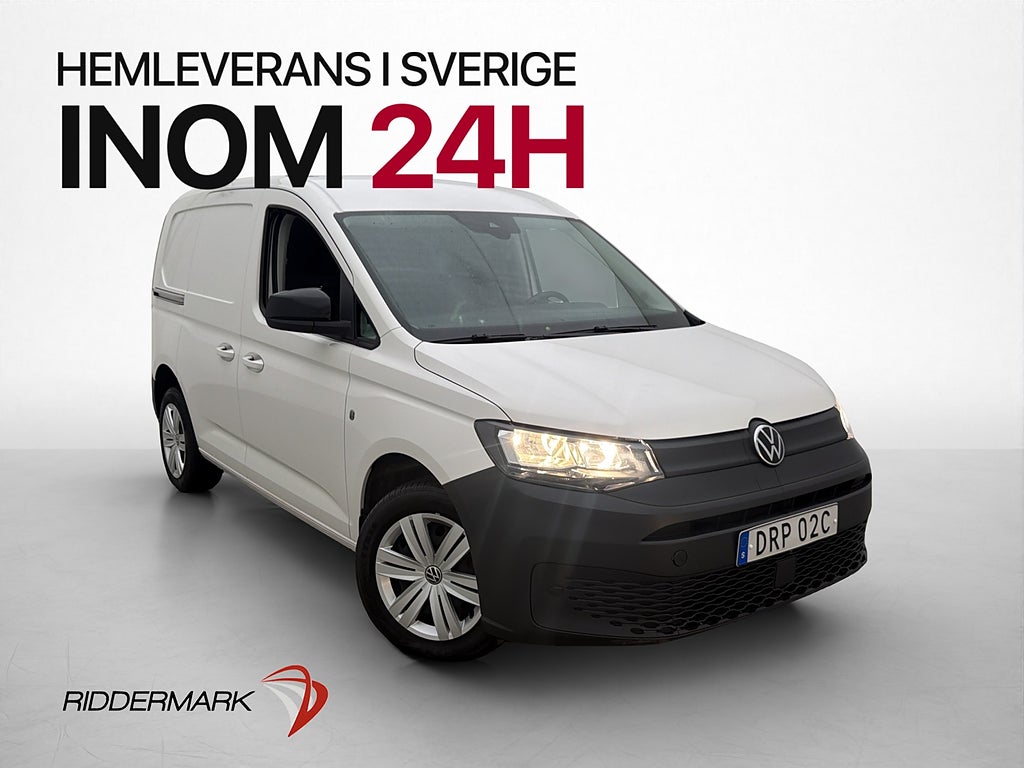 Volkswagen Caddy Cargo Värmare PDC Dragkrok CARPLAY Moms