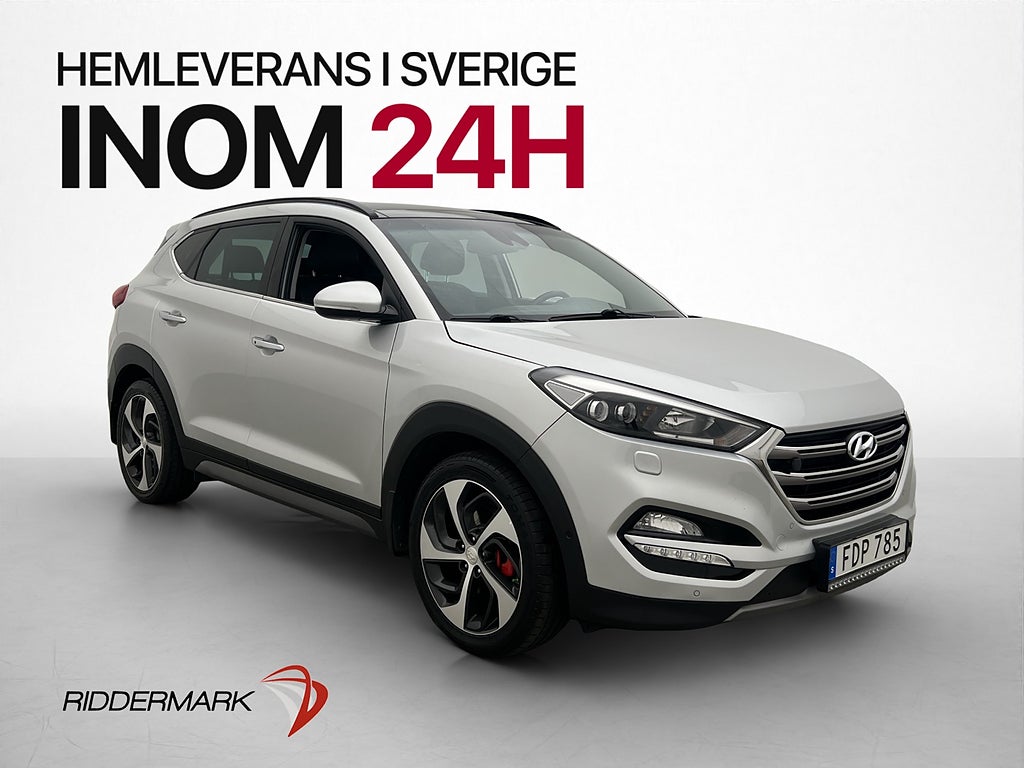 Hyundai Tucson 2.0 CRDi 4WD Premium Pano Skinn Kamera Drag