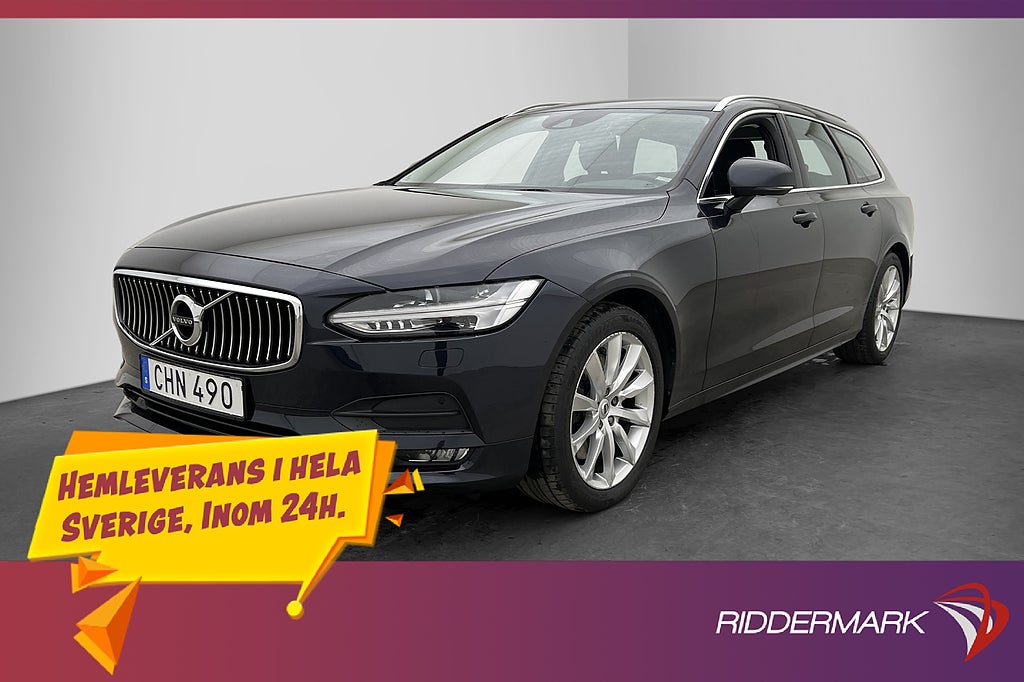 Volvo V90 T4 190hk Momentum VOC Värmare CarPlay Rattvärme