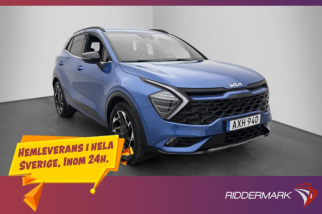 Kia Sportage PHEV AWD GT-Line H/K Dragkrok 360° CarPlay Navi