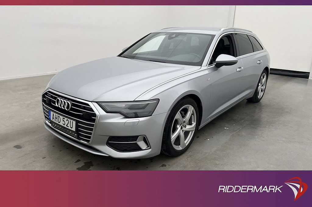 Audi A6 Avant 40 TDI Q 204hk S-Line P-Värm Sensorer GPS Drag