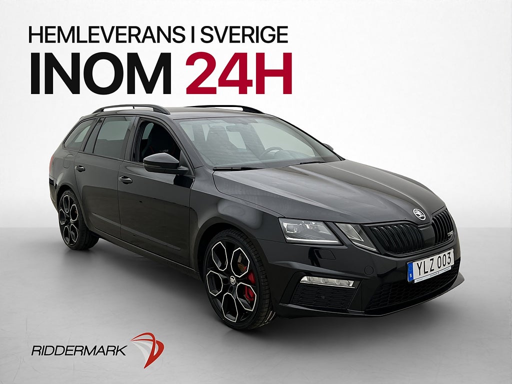 Skoda Octavia RS 245hk Canton Värmare Kamera CarPlay Elstol