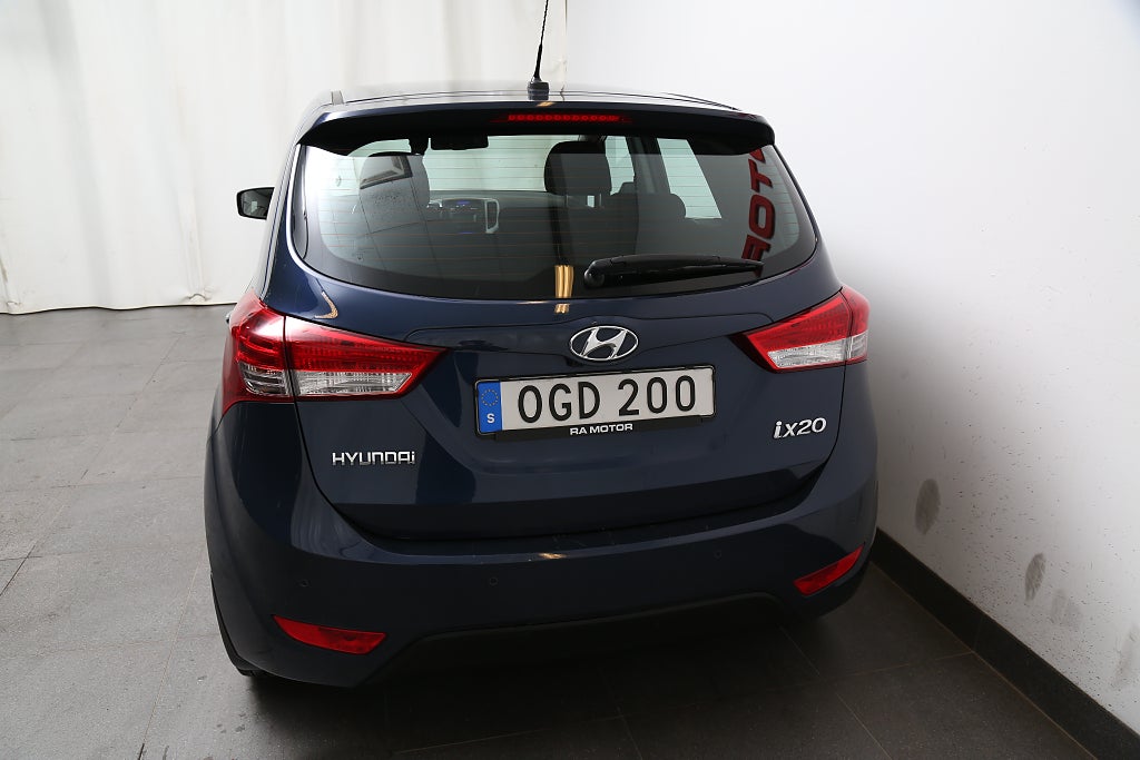 Hyundai ix20 1,6 Blue 125hk Automat Kamera Motorvärmare 2017