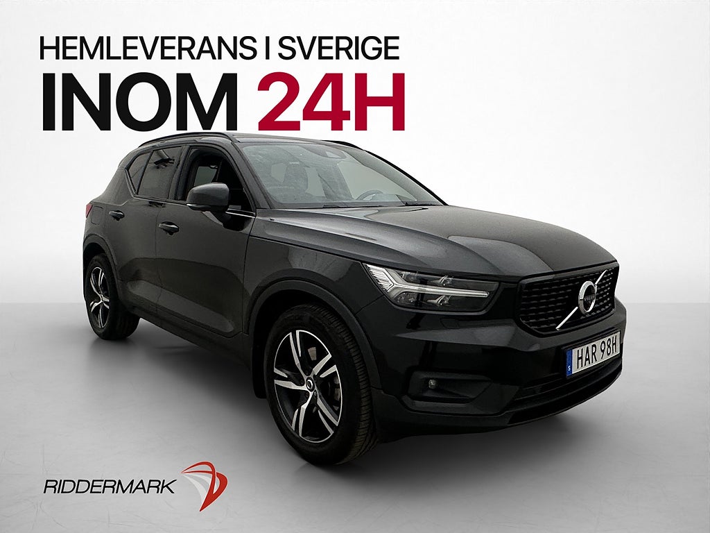 Volvo XC40 D4 AWD R-Design VOC Pano H/K 360° D-Värmare Navi