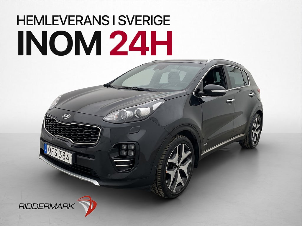 Kia Sportage 2.0 CRDi AWD 185hk GT-Line Pano JBL Läder B-Kam