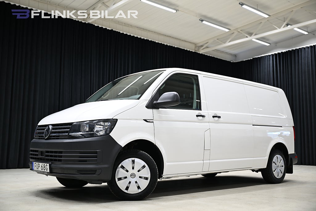 Volkswagen Transporter 4M 150HK L2|Dubbeldörr|Drag|Värmare|Backkamera|Leasbar