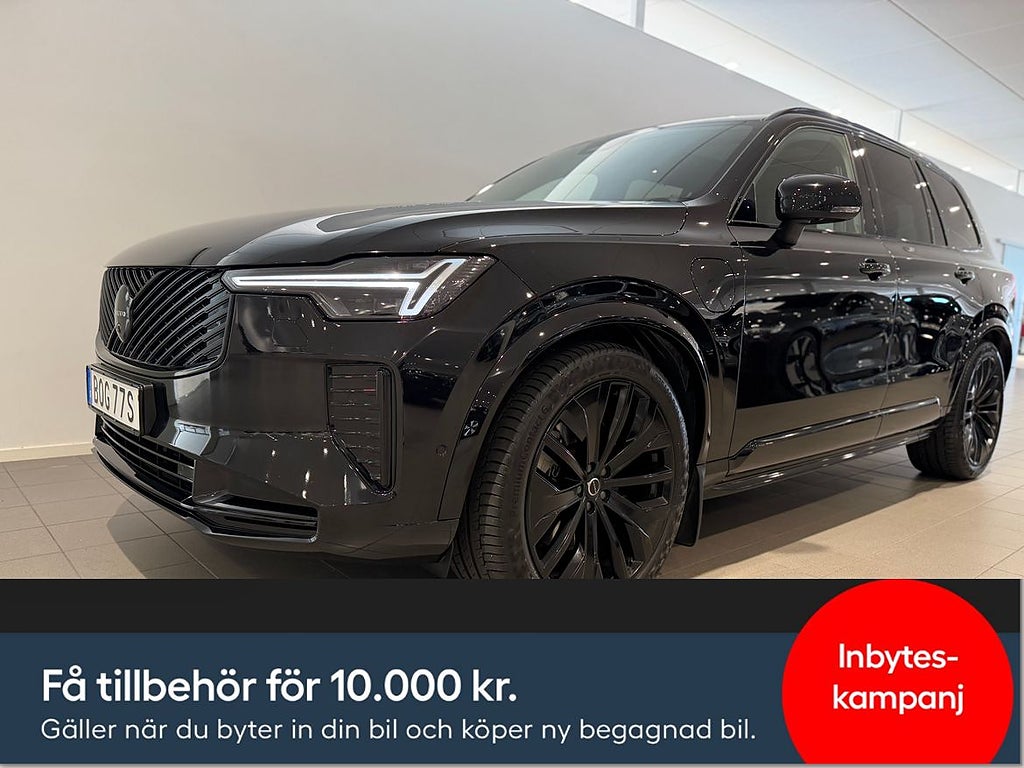 Volvo XC90 T8 Ultra Black Edition / Dragkrok / Elektriskt...