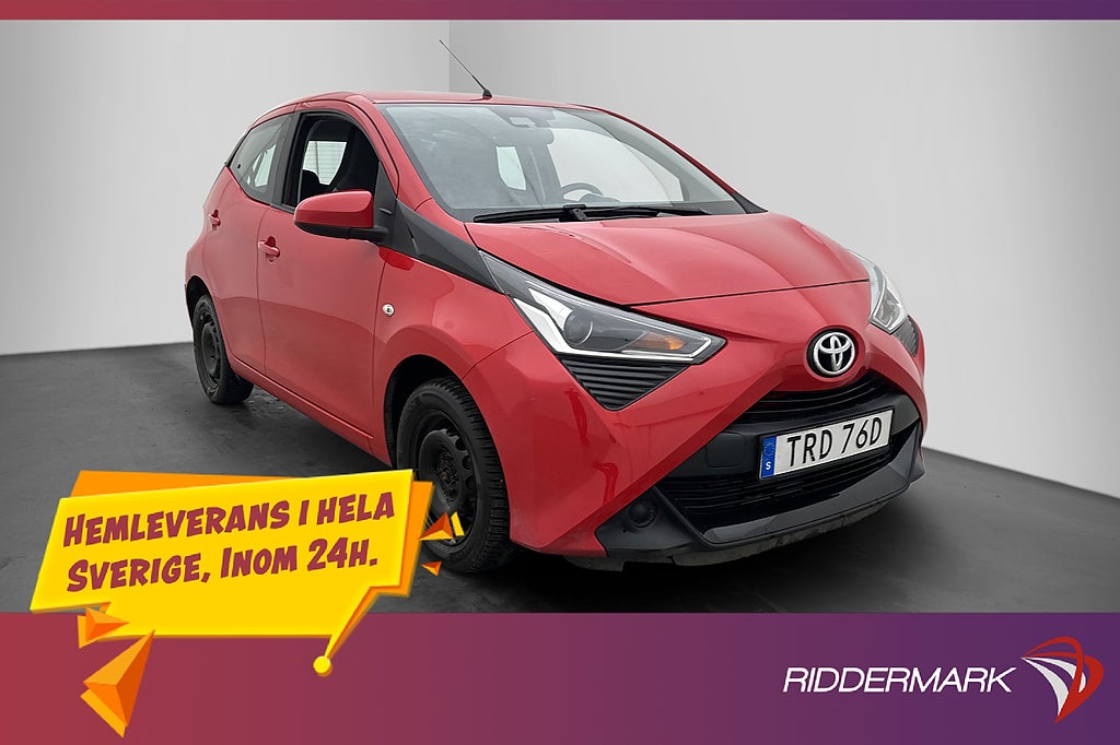 Toyota Aygo 1.0 VVT-i X-PLAY Kamera CarPlay A/C Få brukare