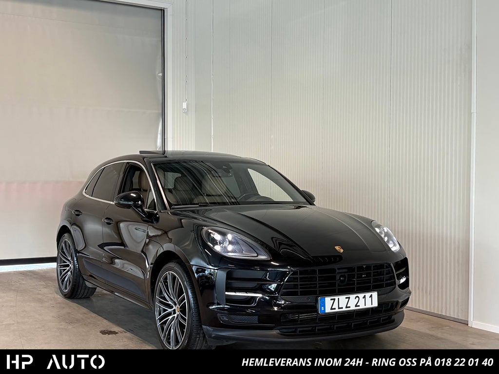 Porsche Macan PDK 245hk Pano/P-värm/Chrono/18-vägs/Drag/21" 