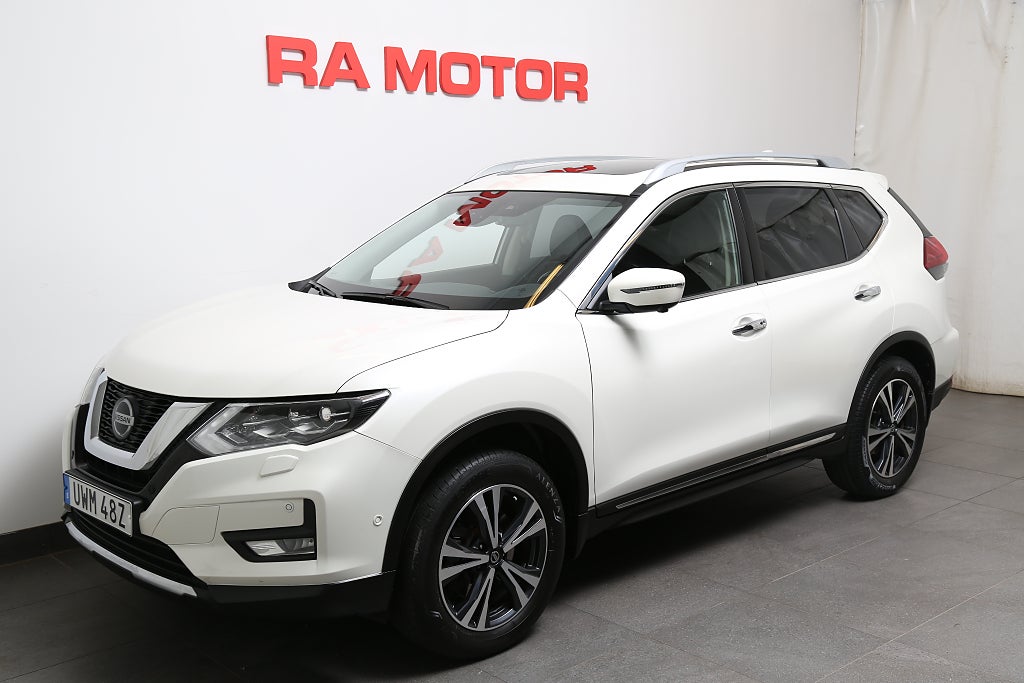 Nissan X-Trail 1,3 DIG-T 160hk TEKNA 360°-kamera Pano Skinn 7-Sits 2021