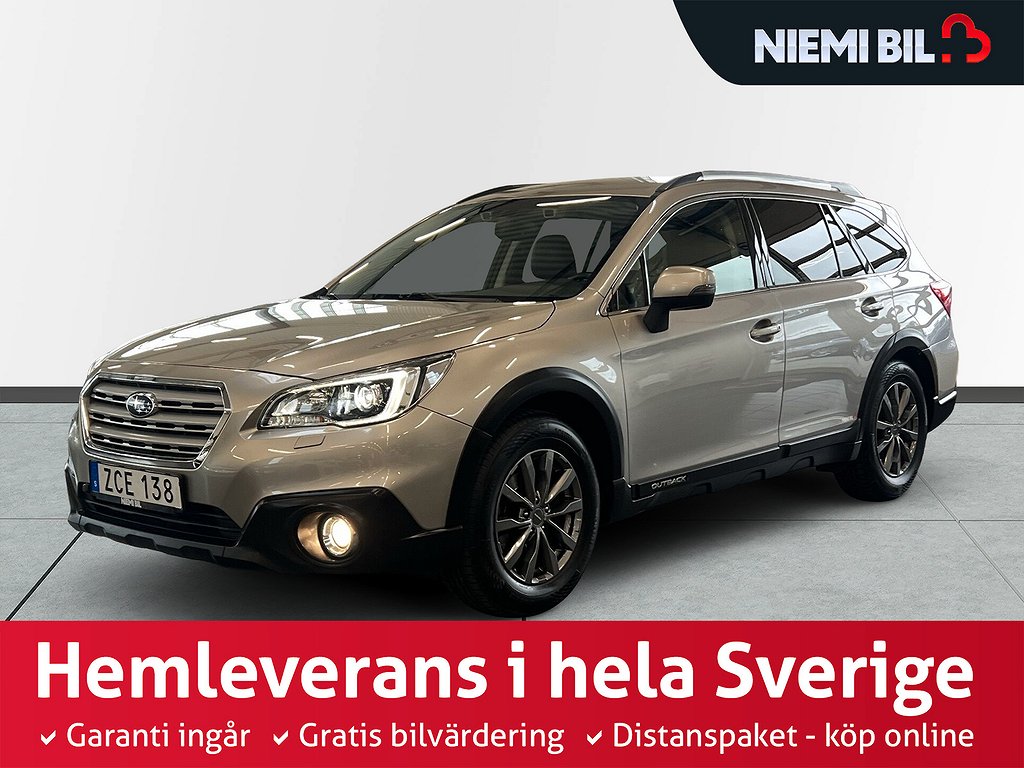 Subaru Outback 2.5 4WD S&V-hjul/Adaptivfart/Bkamera/MOKvärm
