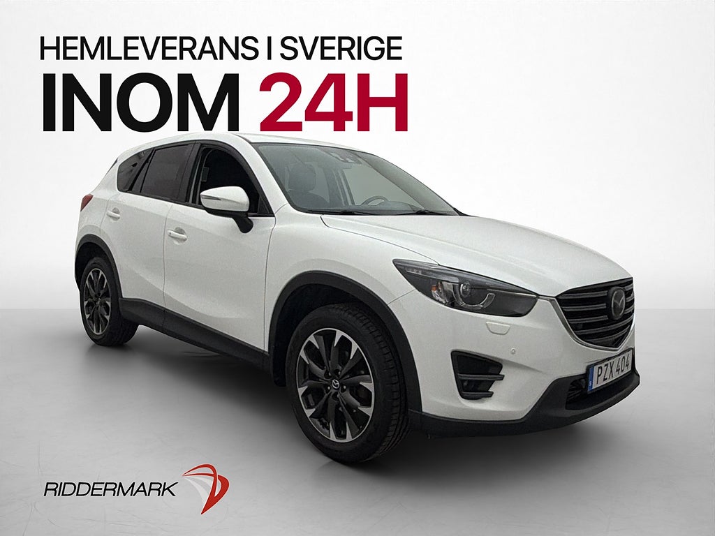Mazda CX-5 2.2 175hk AWD Optimum M&K Värm Kamera Drag BOSE