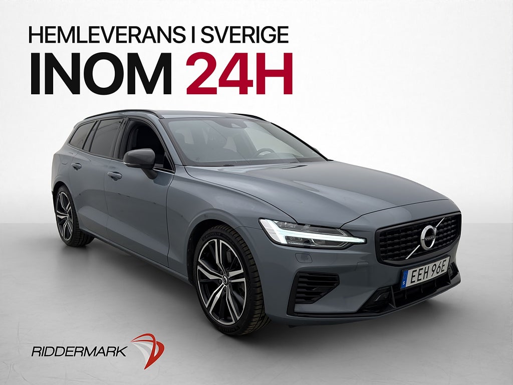 Volvo V60 T6 350hk AWD R-Design Kamera Värmare CarPlay Drag