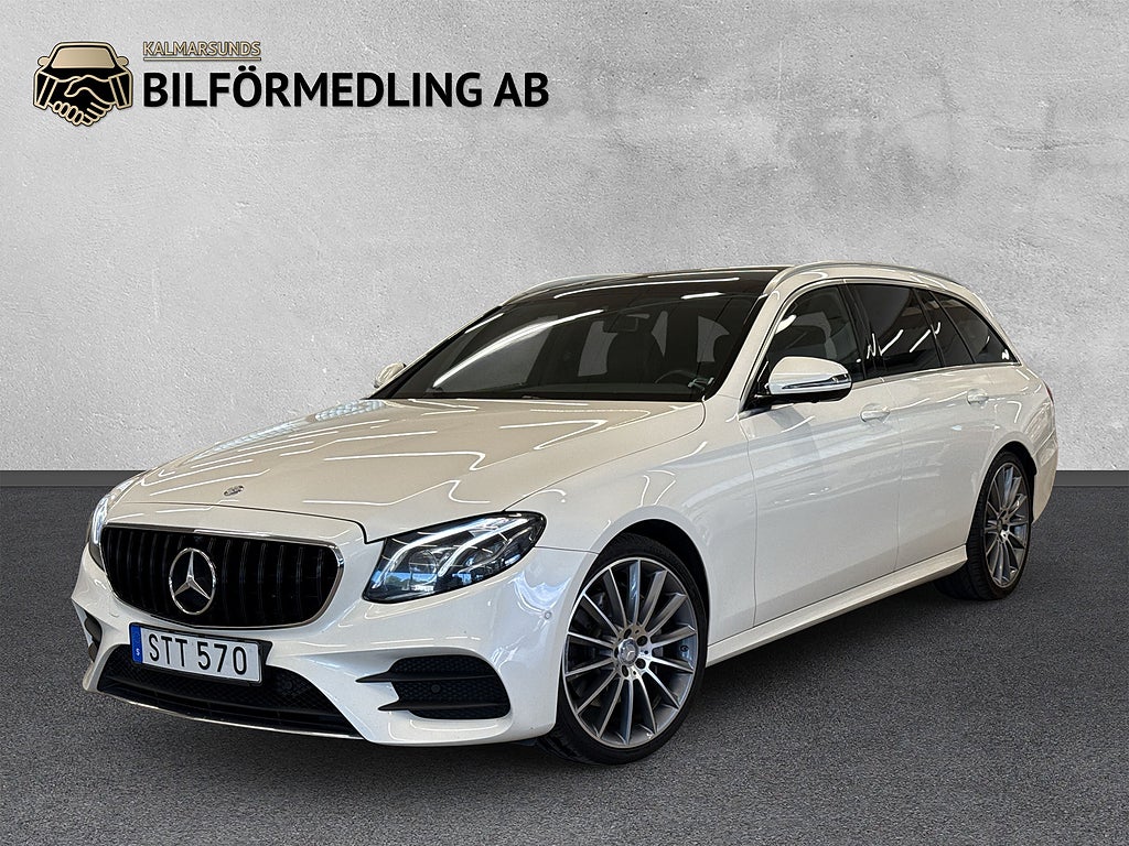 Mercedes-Benz E 220 T d 9G AMG Drag D-Värm Pano 360 Burmester PDC