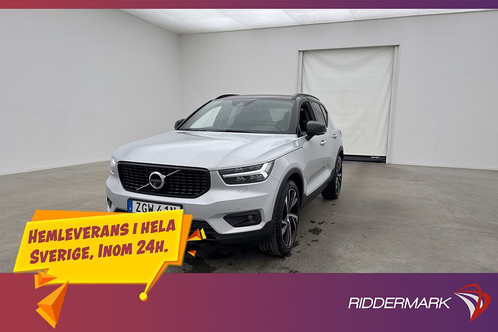 Volvo XC40 B5 AWD R-Design Pano H/K VOC Värmare 360° Navi
