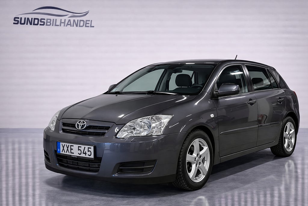 Toyota Corolla 5-dörrars 1.6 VVT-i TAKLUCKA Drag 1,95% KampanjRänta 