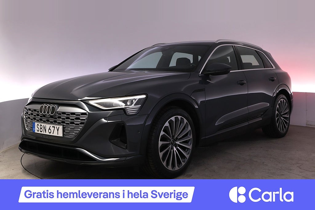 Audi Q8 55 e-tron quattro Kamera Elstol Navi LED Luftfjädr.