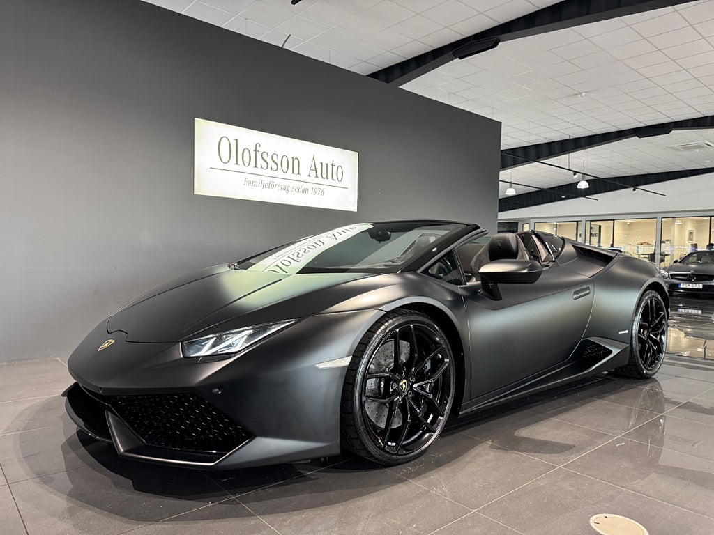 Lamborghini Huracán LP 610-4 Spyder Sportavgas Sensonum Lift - bild 17