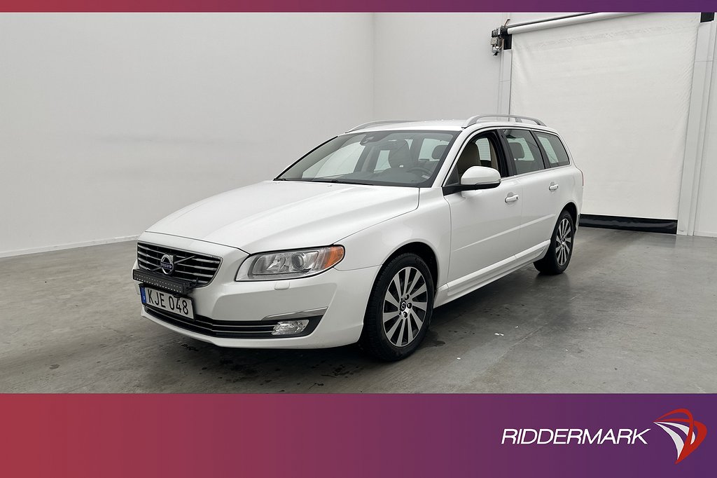 Volvo V70 D4 AWD Summum Värmare Skinn Rattvärm Sensorer Drag