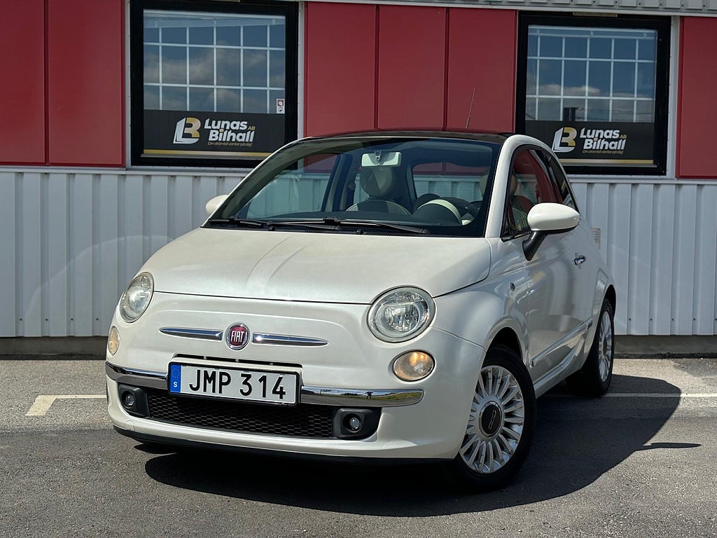 Fiat 500 1.4 16V Lounge Euro 5/Ränta fr 1,95%/ Ny bytt Kamrem