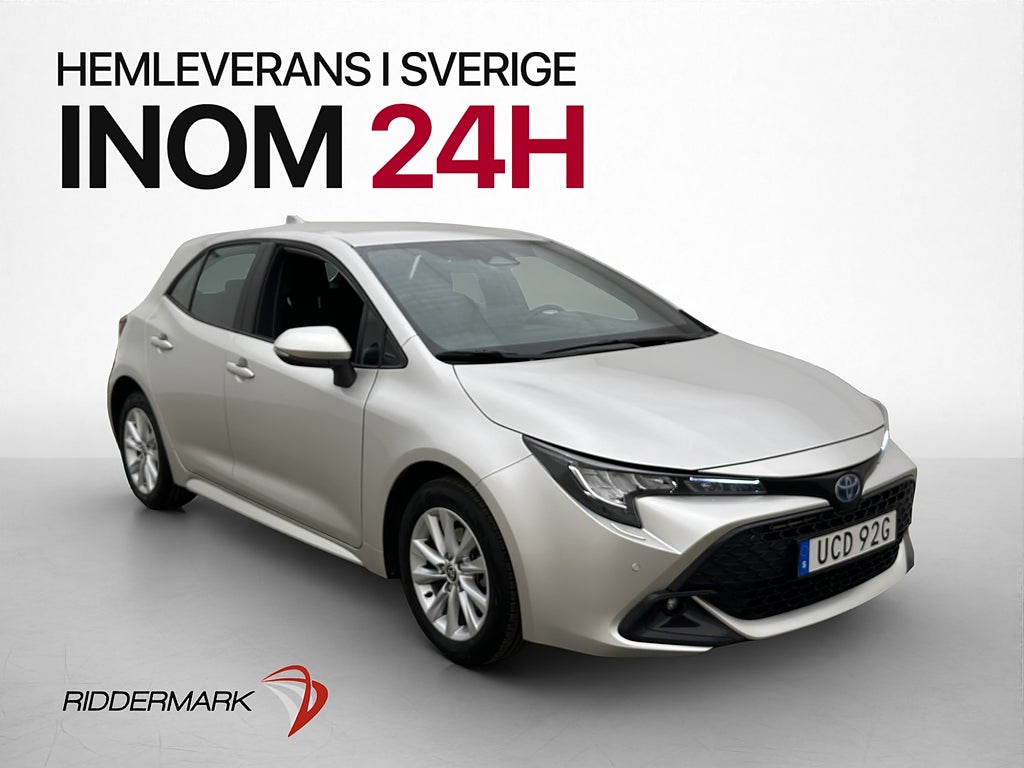Toyota Corolla Hybrid e-CVT 140hk Kamera P-sensorer Keyless