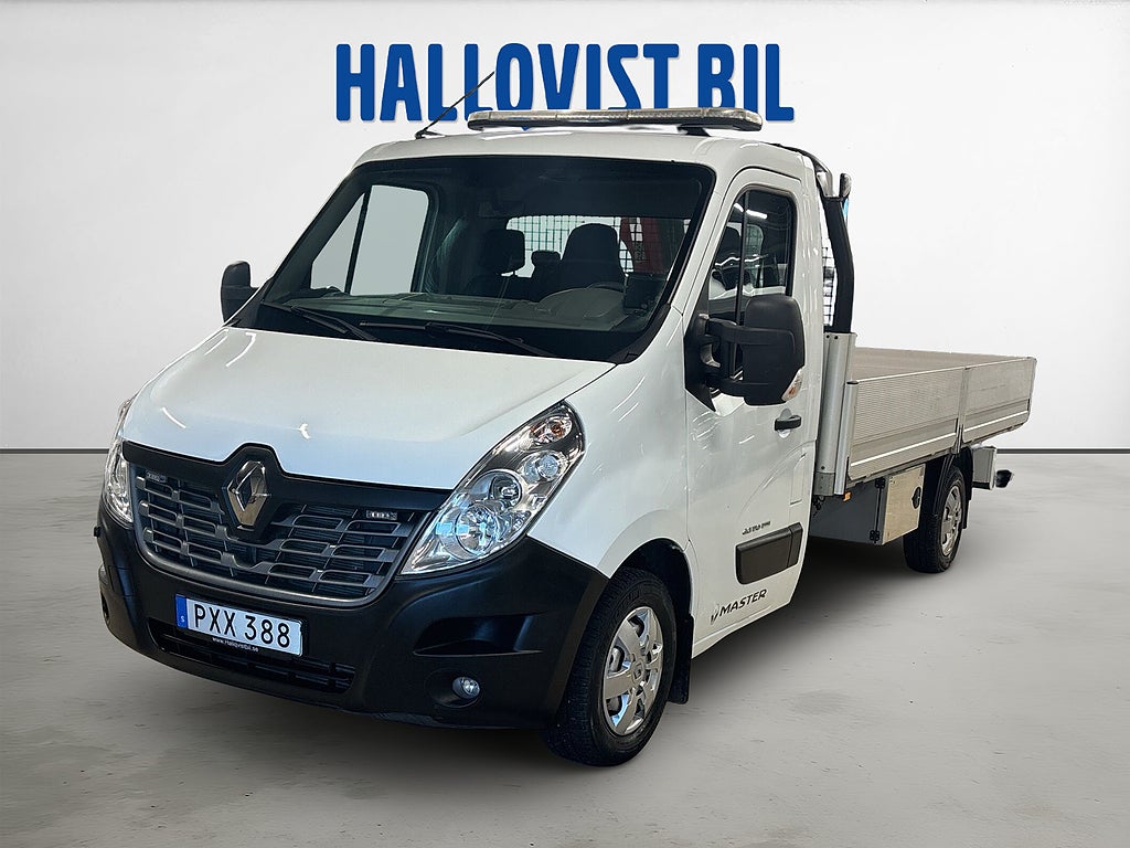 Renault master Chassi Cab 3.5T 170hk Manuell Kranbil Blixtljus Värmare