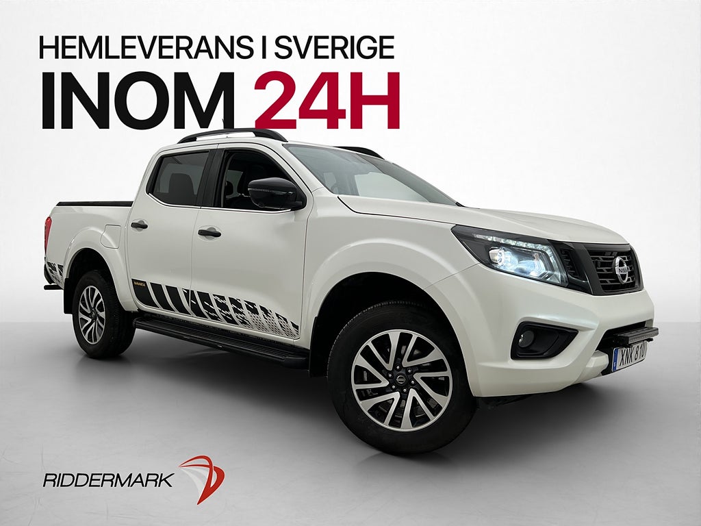 Nissan Navara N-Guard 2.3 4WD Värm Drag CARPLAY Diff 360°