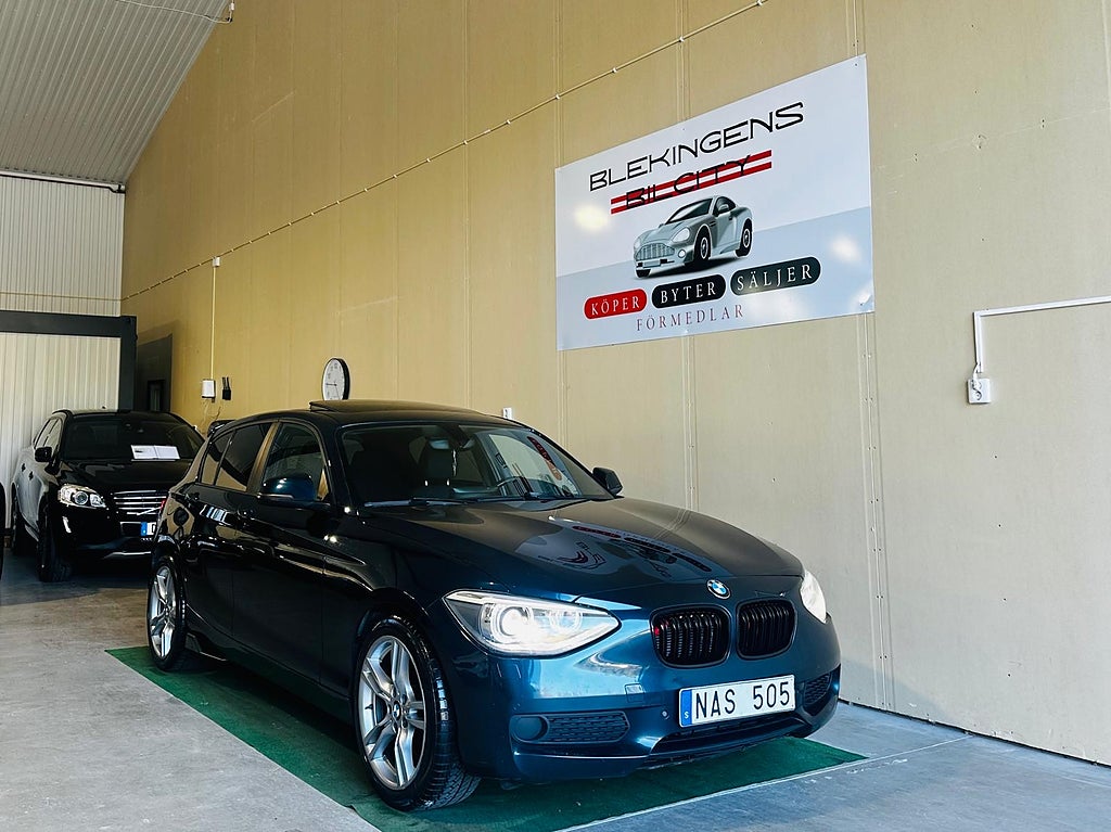 BMW 118d 5-dörrars Euro 5 Taklucka 