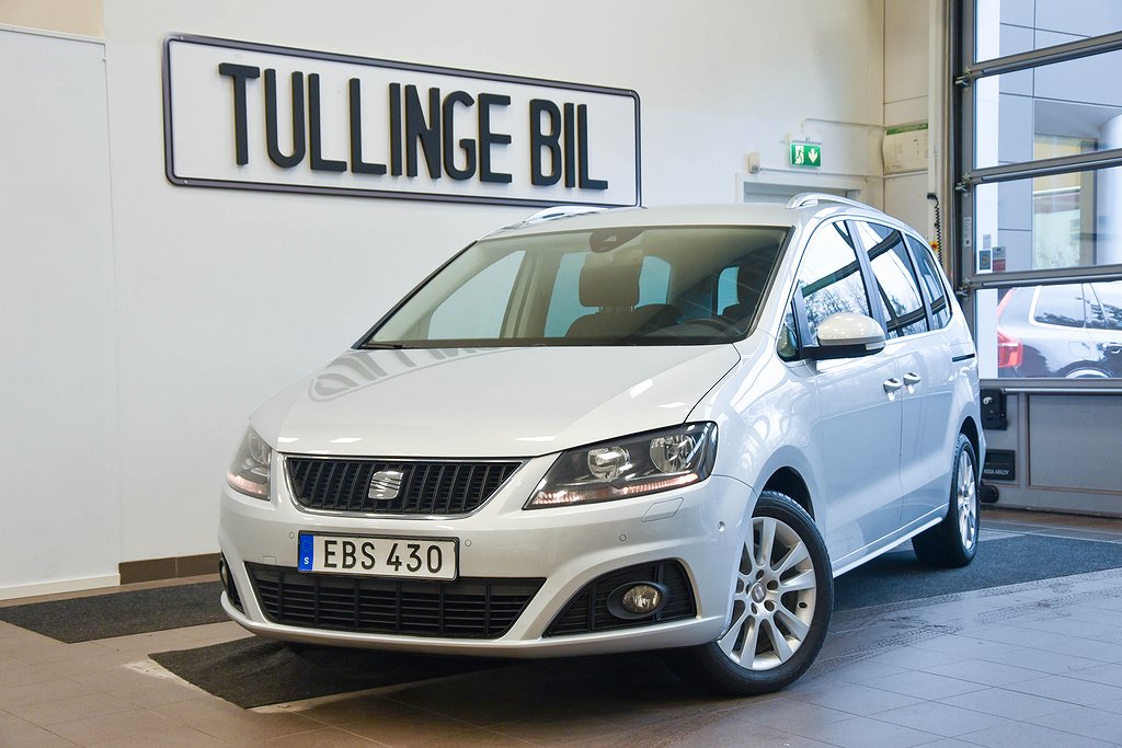 Seat Alhambra 2.0 TDI Aut Style Värmare Navi Drag Kamera 