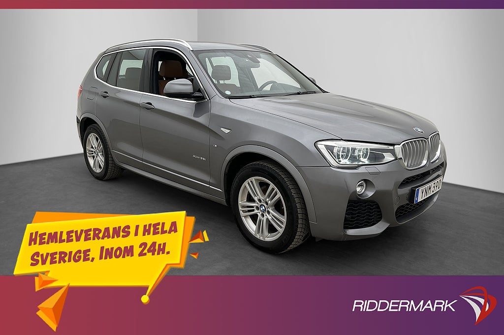 BMW X3 xDrive 35i M-Sport Pano Värmare H/K HUD Dragkrok