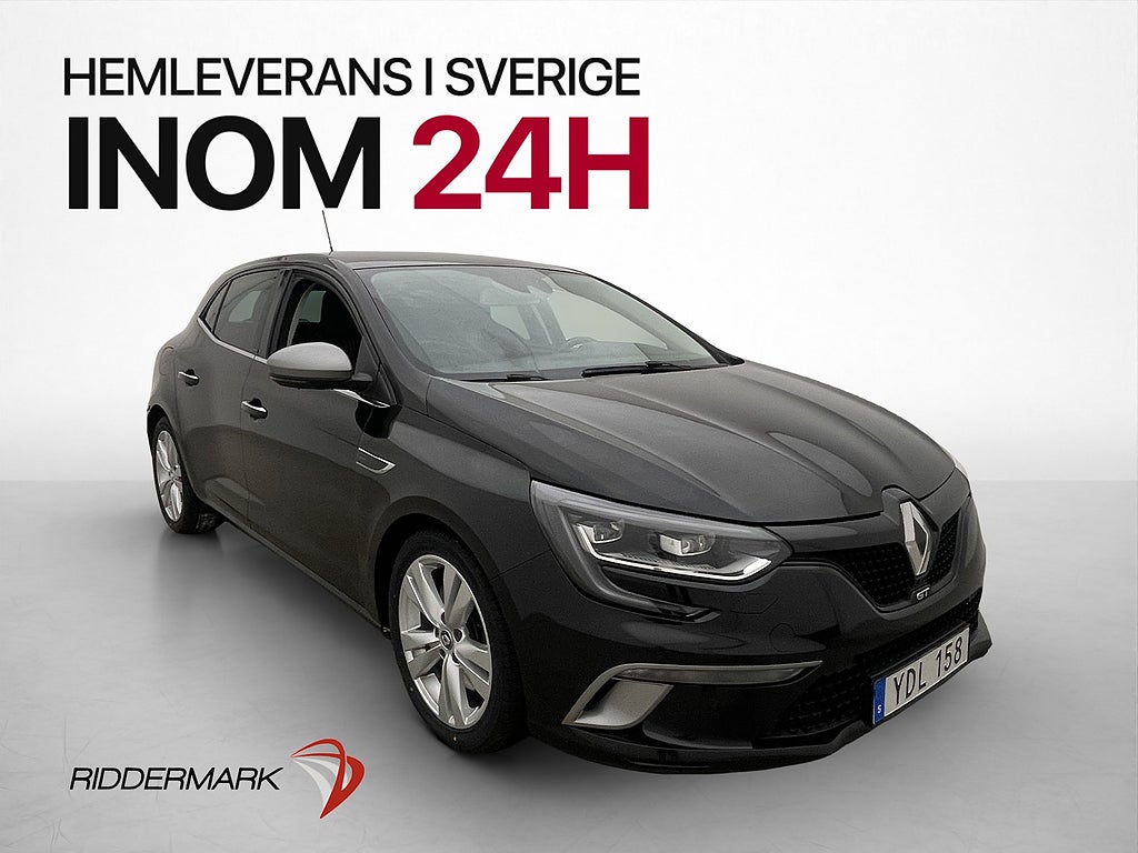 Renault Mégane 1.6 TCe 205hk GT BOSE Kamera Navi Drag