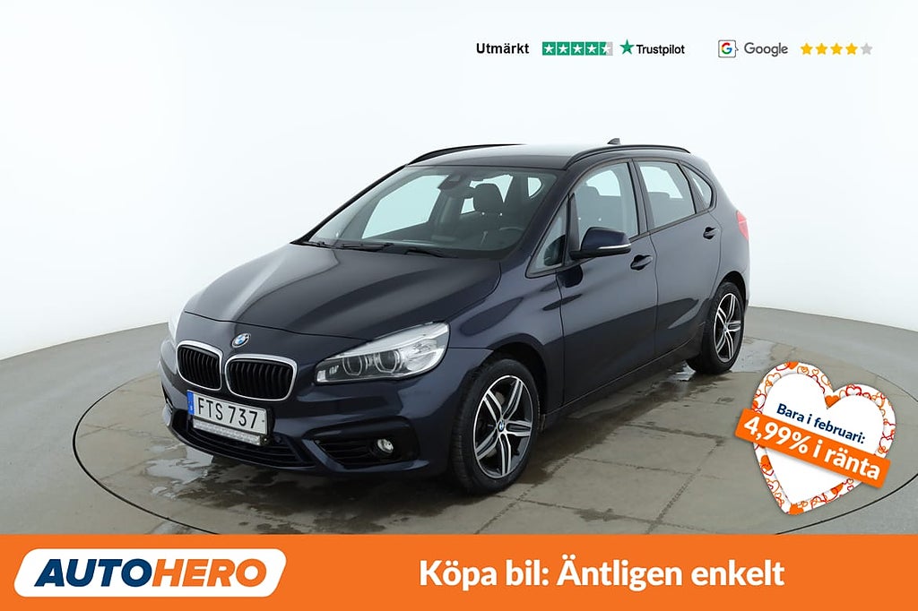 BMW 220d xDrive Active Tourer / Dragkrok, Backkam...