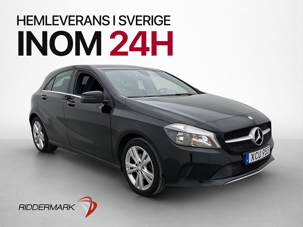 Mercedes-Benz A180 122hk Halvskinn AC Låg-Skatt