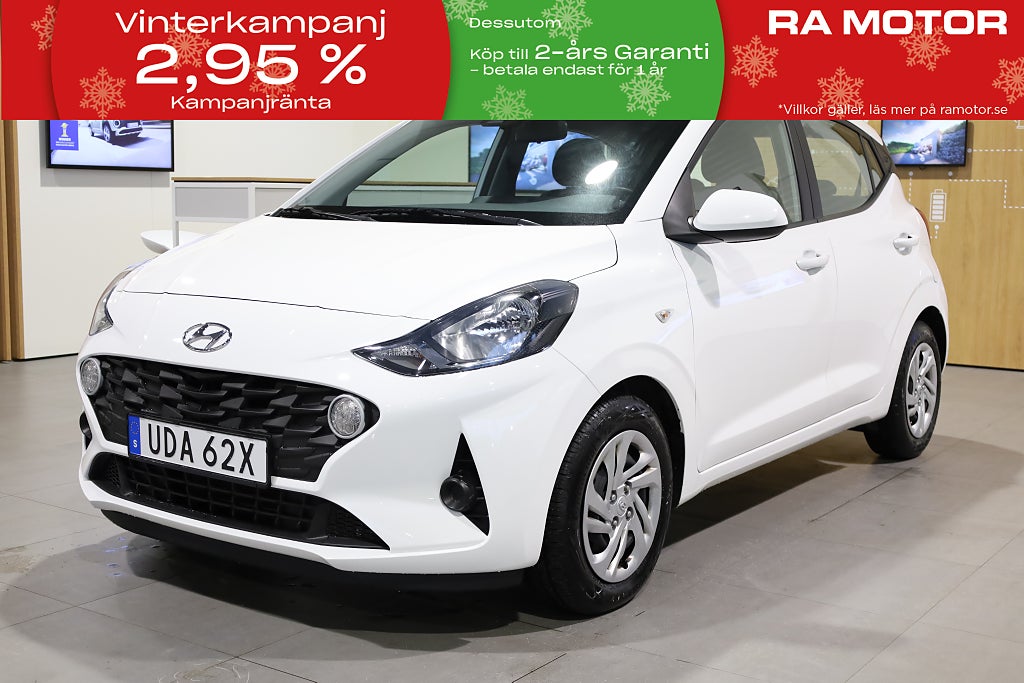 Hyundai i10 1.0 blue AUT Essential CarPlay Rattvärme Leasbar