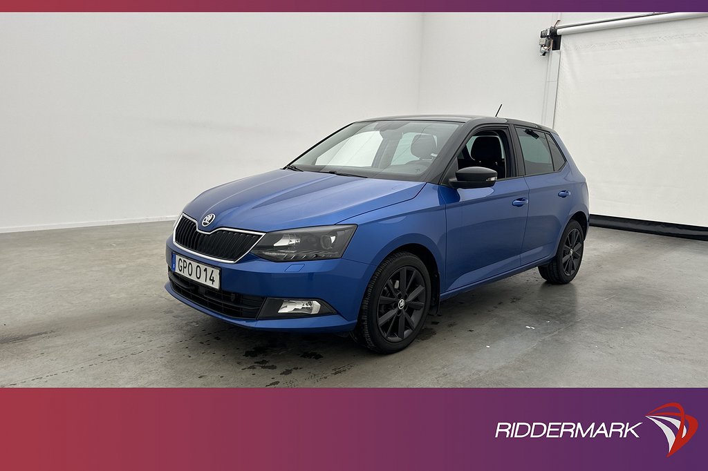 Skoda Fabia 1.2 TSI 90hk Style M&K-Värm Sensorer Farthållare