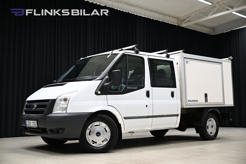 Ford transit 2.4 TDCi AWD 140HK Dubbelhytt|Kåpa|Drag|Värmare|