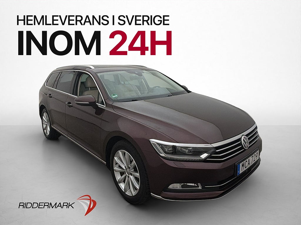 Volkswagen Passat 2.0 TDI Pano D-Värmare Kamera Skinn Drag