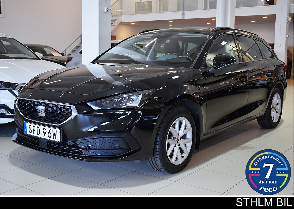 Seat Leon ST 1.0 eTSI Style B-Värm Carplay 4.95% RÄNTA Moms Euro 6