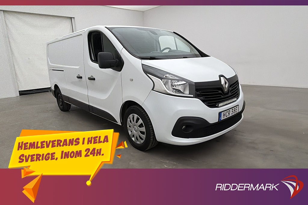 Renault trafic L2 1.6dCi Värmare Dragkrok 3-Sits Kamera Moms