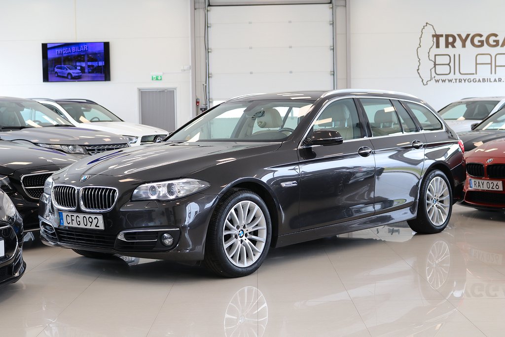 BMW 520 d xDrive 200hk Luxury Line/Pano/Drag/MK-värm/Läder
