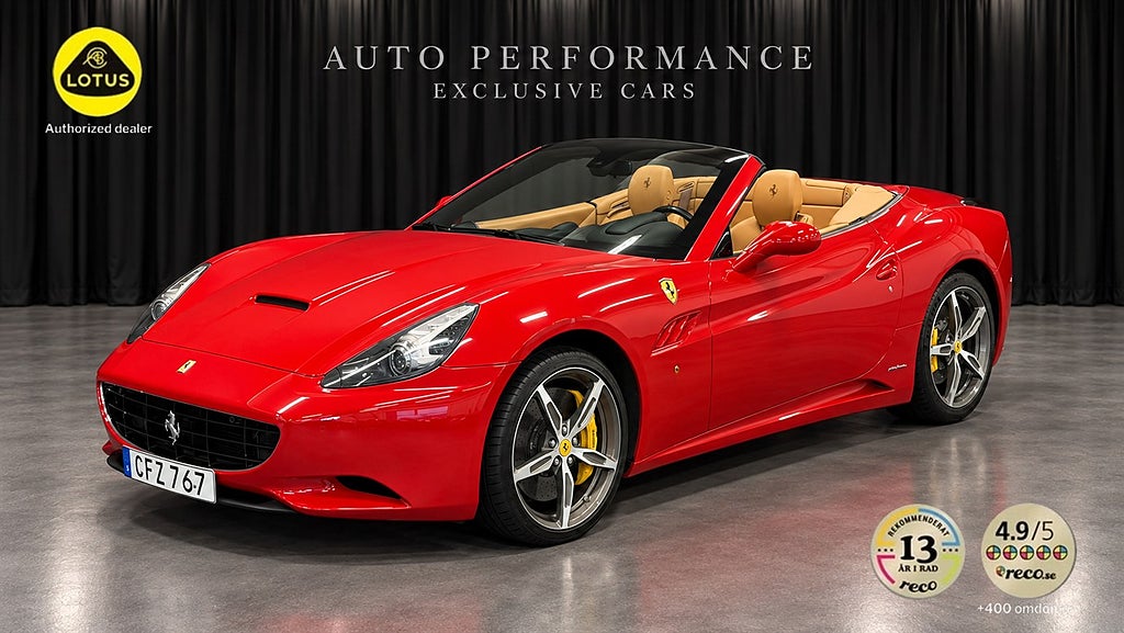 Ferrari California V8 460hk F1 DCT Svensksåld / Hemleverans /