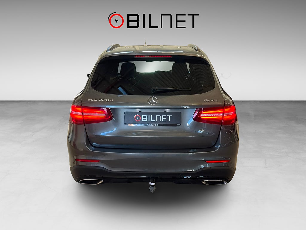 Mercedes-Benz GLC 220 d 4M 9G AMG Burmester Pano 20" Värmare Drag Sv-Såld