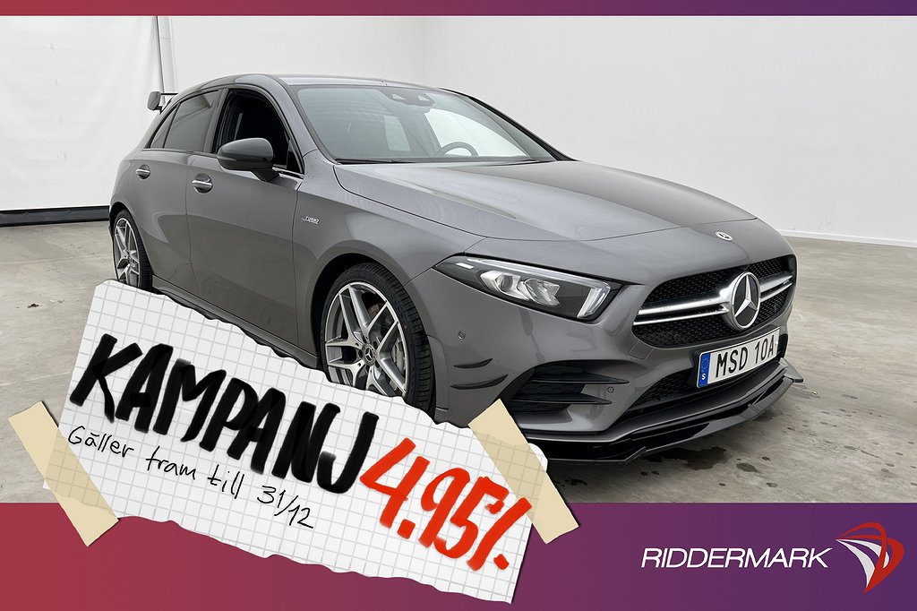 Mercedes-Benz A 35 AMG 4M 306hk AMG Wide Burm 4,95% Ränta