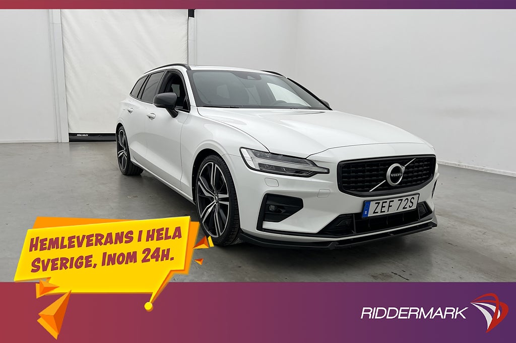 Volvo V60 Polestar T6 AWD 326hk R-Design VOC Panorama Kamera