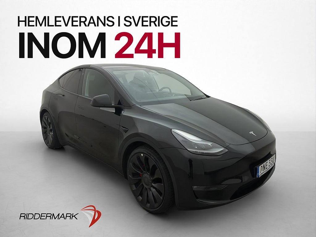 Tesla Model Y Performance AWD Pano Kamera Skinn AP
