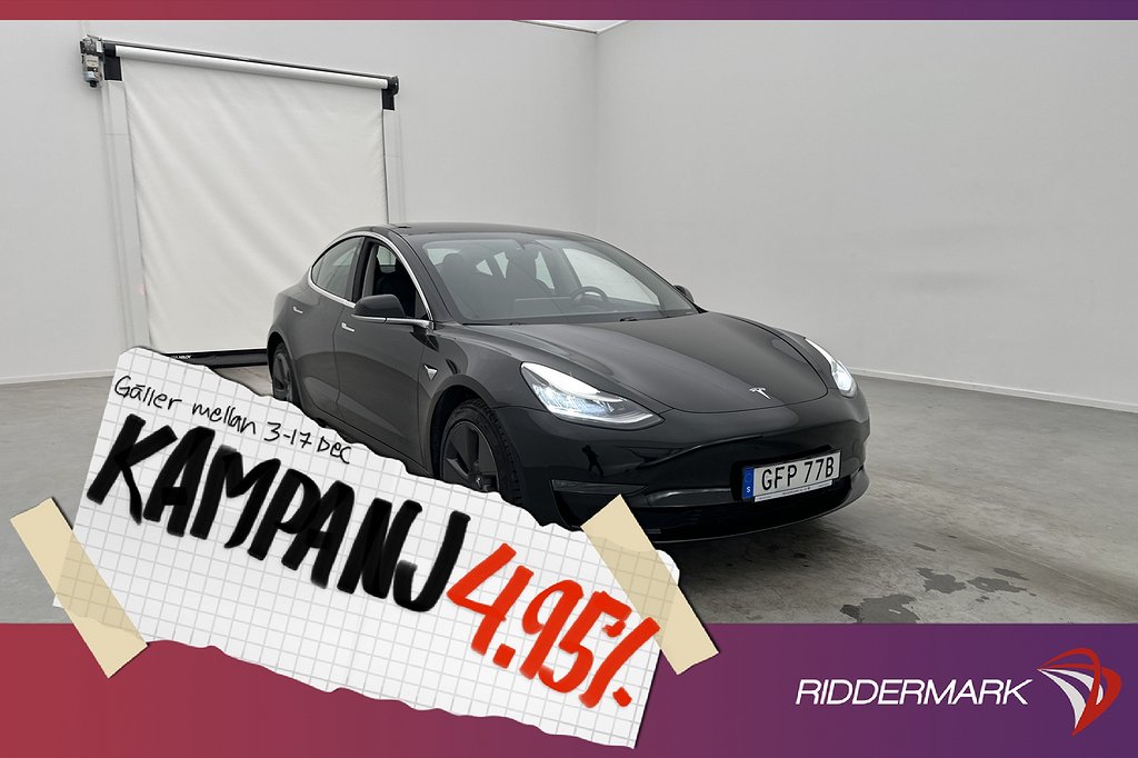 Tesla Model 3 Long Range AWD Panorama Autopilo 4,95% Ränta