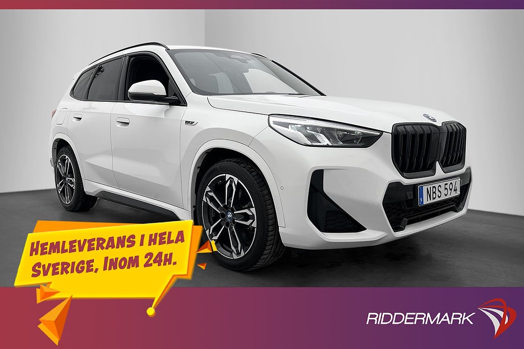 BMW X1 xDrive30e M Sport Shadow Adapt-fjädring Läder MOMS