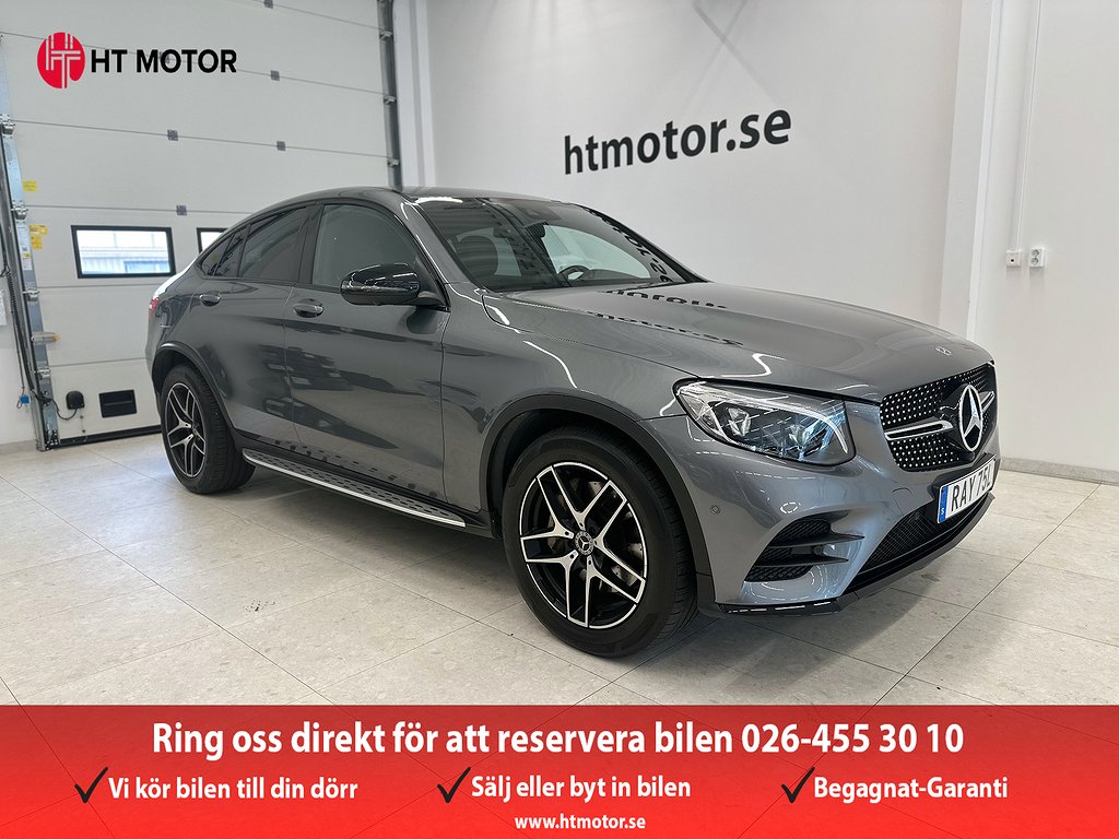 Mercedes-Benz GLC 220d Coupé/4Matic AMG/Pano/360/Burm/D-värm